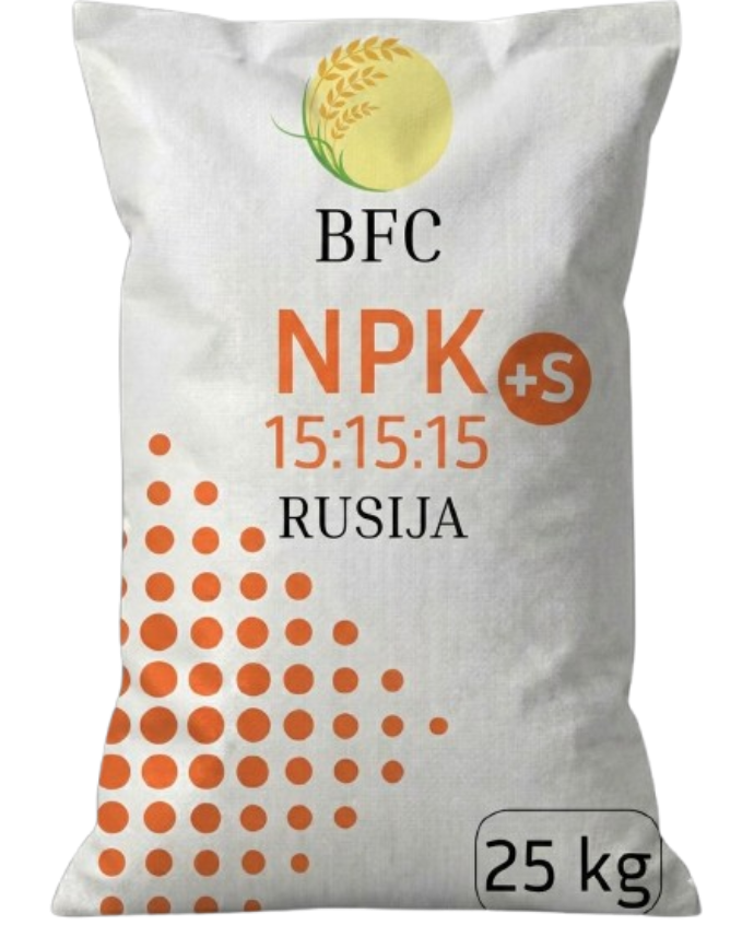 NPK 15:15:15 fertilizer bag